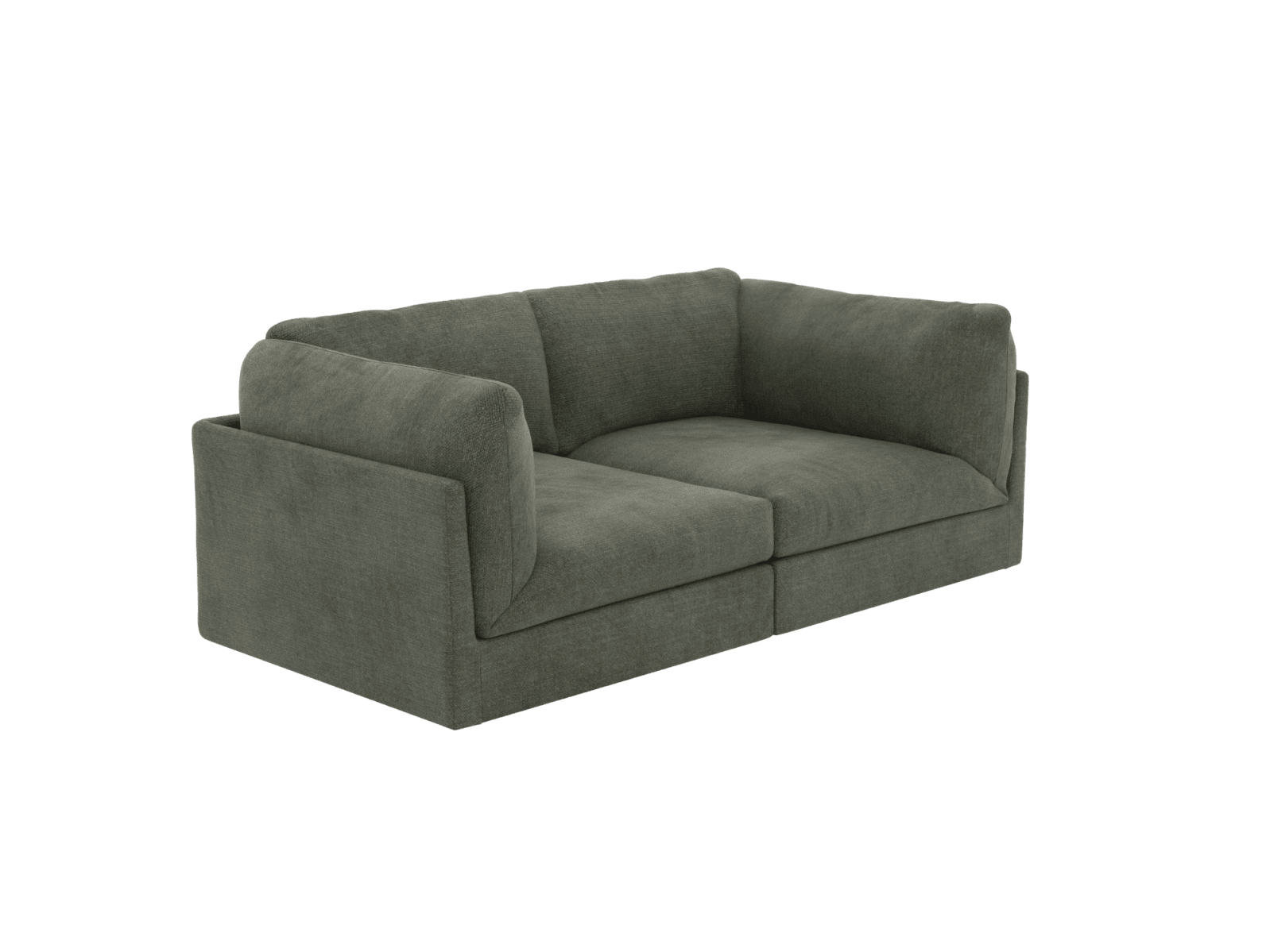 Finley Tribute Dark Jade Modular Sofa - 2 Seater color Tribute Dark Jade