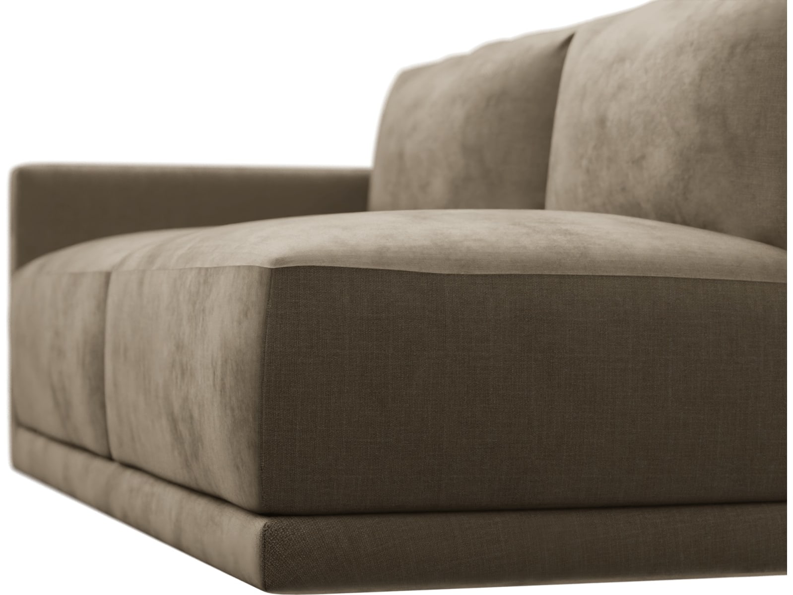 Haven Tribute Walnut Left Arm Facing 3 Seater Sofa Module color Tribute Walnut