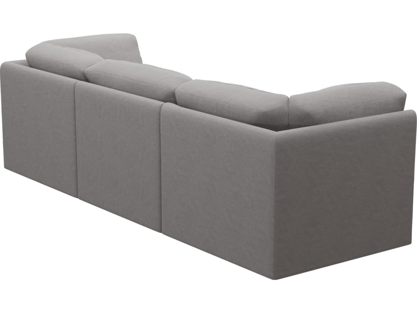 Emily Modular Sofa View Steel - 3 Piece color View Steel
