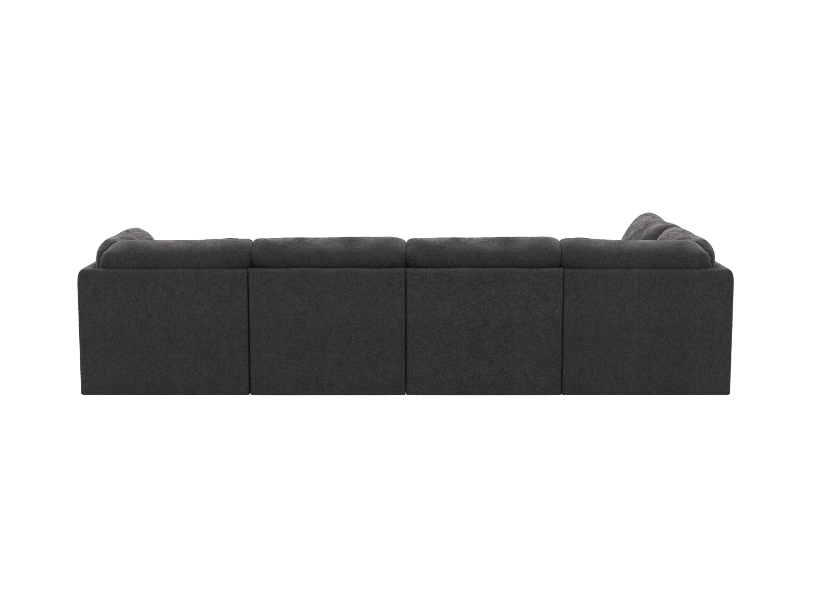 Emily Modular Sofa California Charcoal - 6 Piece color California Charcoal