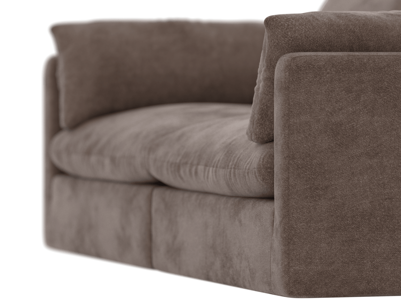 Willow Muse Mink Modular Sofa - 2 Seater color Muse Mink