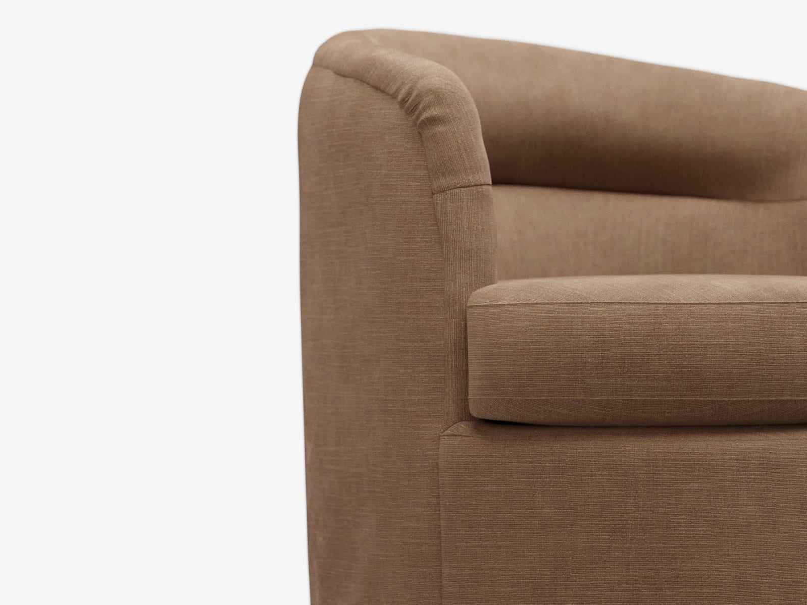 Penelope Swivel Chair Tribute Chestnut color Tribute Chestnut