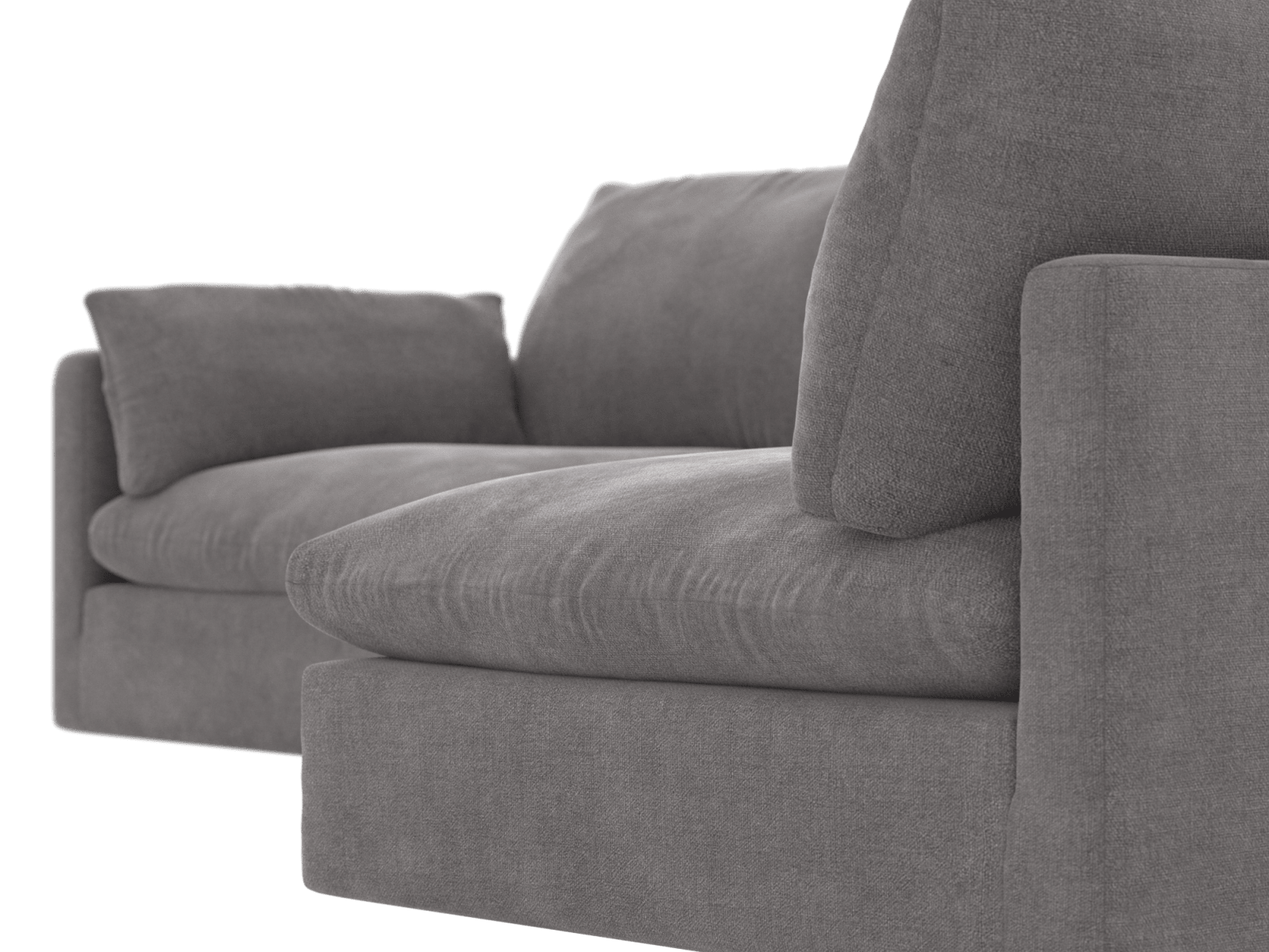 Willow Tribute Storm Corner Sofa - 4 Seater RAF Terminal color Tribute Storm