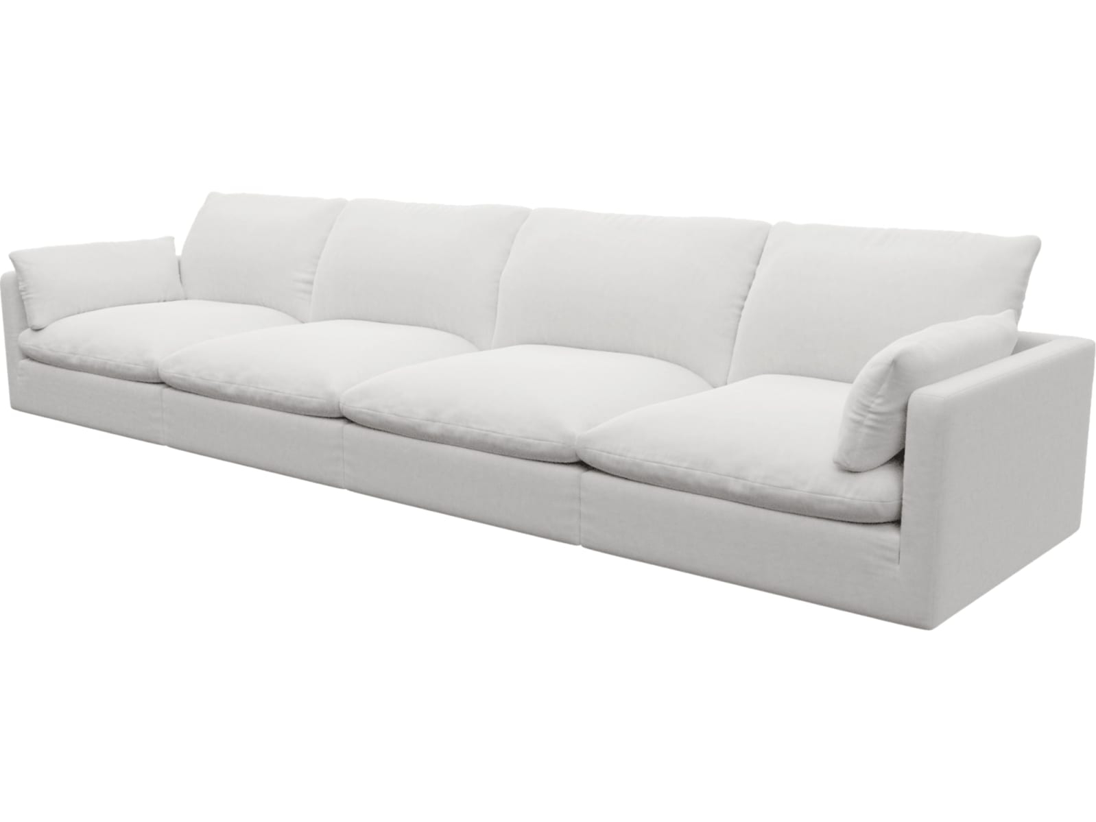 Willow Muse Frost Modular Sofa - 4 Seater color Muse Frost
