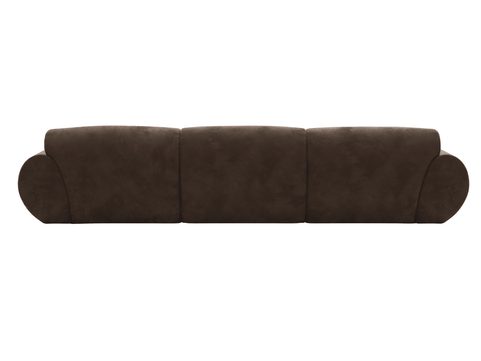 Malmo Muse Chocolate Chaise Sofa - 3 Seater color Muse Chocolate