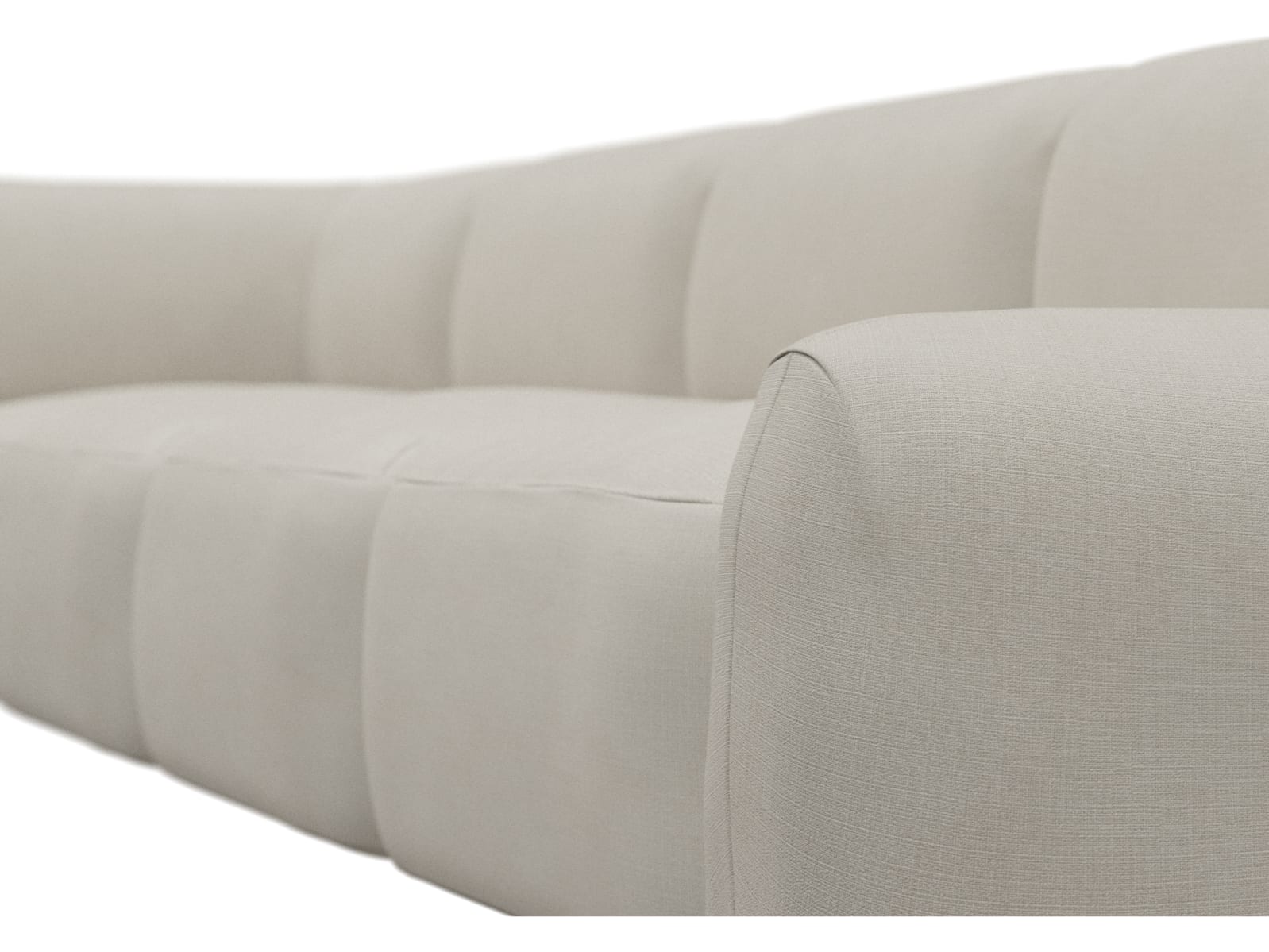 Beckett Toorak Pearl Modular Sofa - 7 Piece color Toorak Pearl