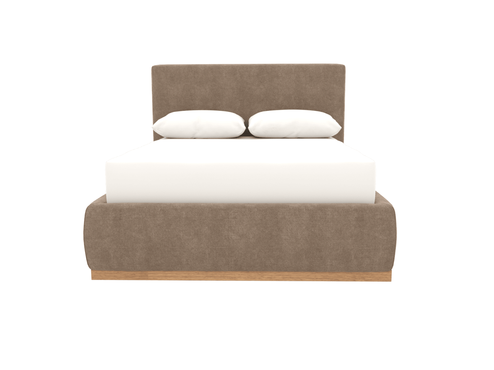 Haven Gas Lift Bed Tribute Walnut Queen color Tribute Walnut