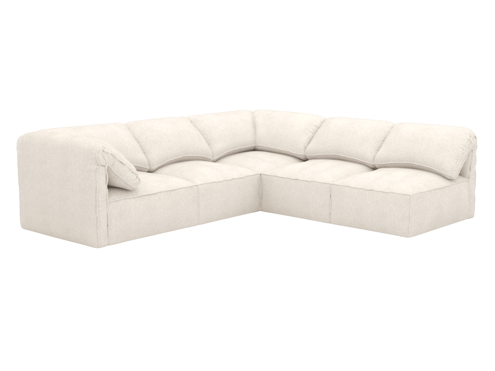 Kai Tribute Ice Modular Sofa - 5 Seater color Tribute Ice