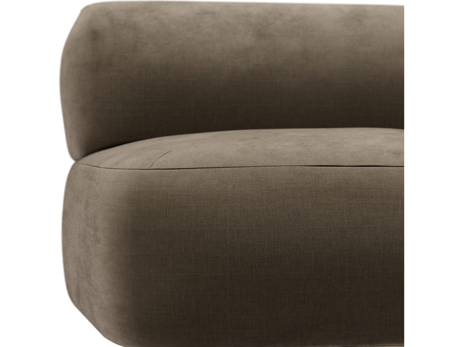 Beckett Tribute Walnut Sofa Module Armless color Tribute Walnut