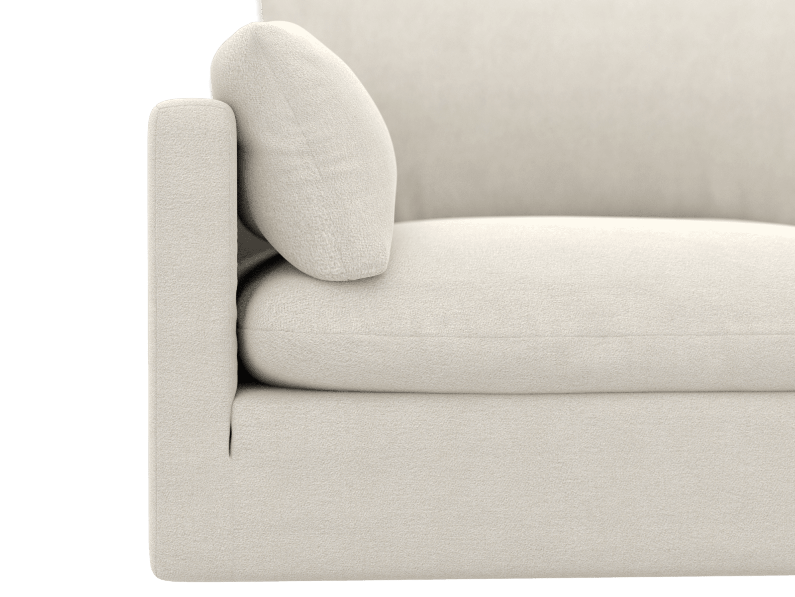 Willow California Ivory Modular Sofa - 2 Seater color California Ivory
