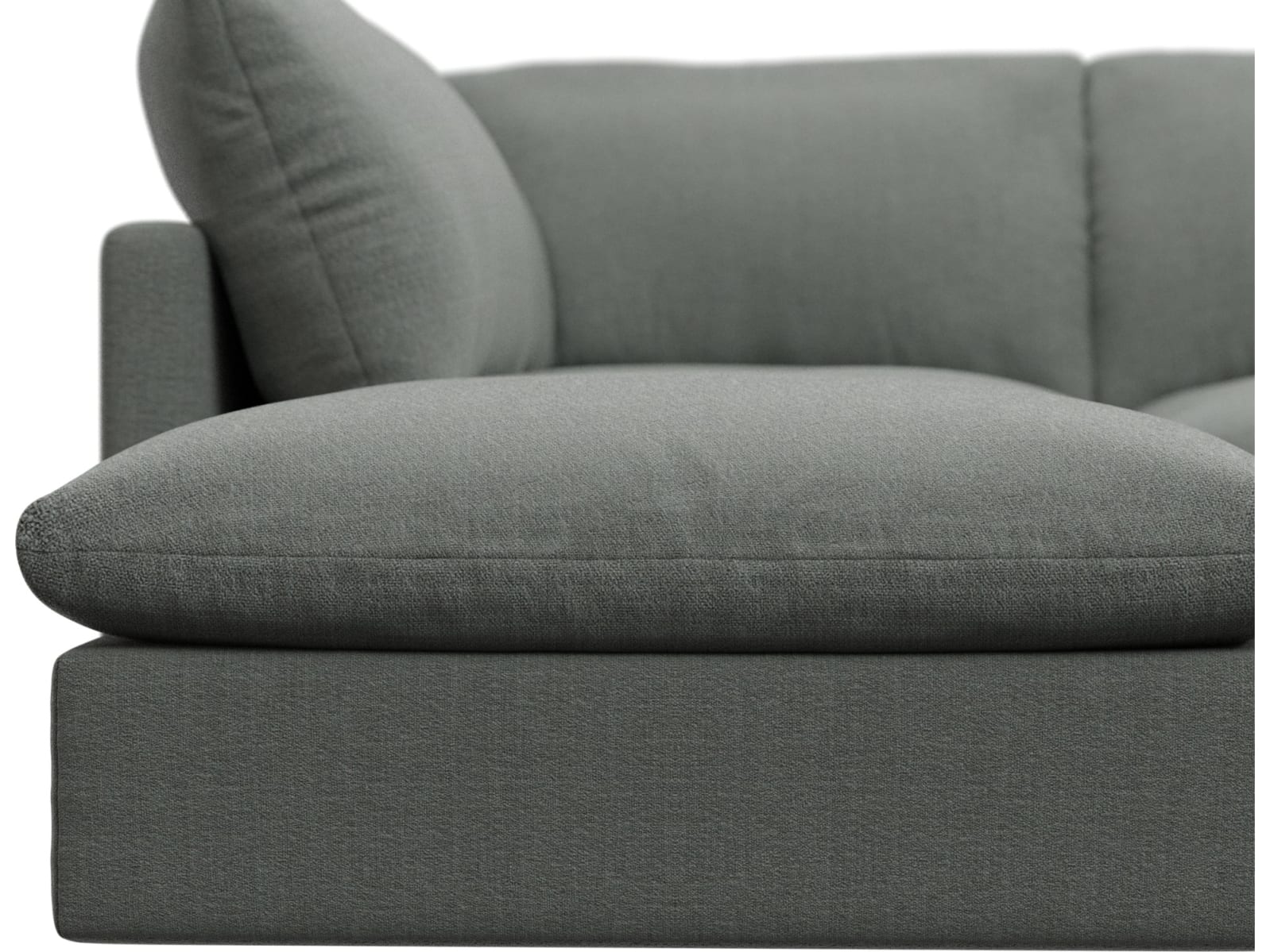 Willow Tribute Storm Modular Sofa - 6 Seater LAF Terminal color Tribute Storm