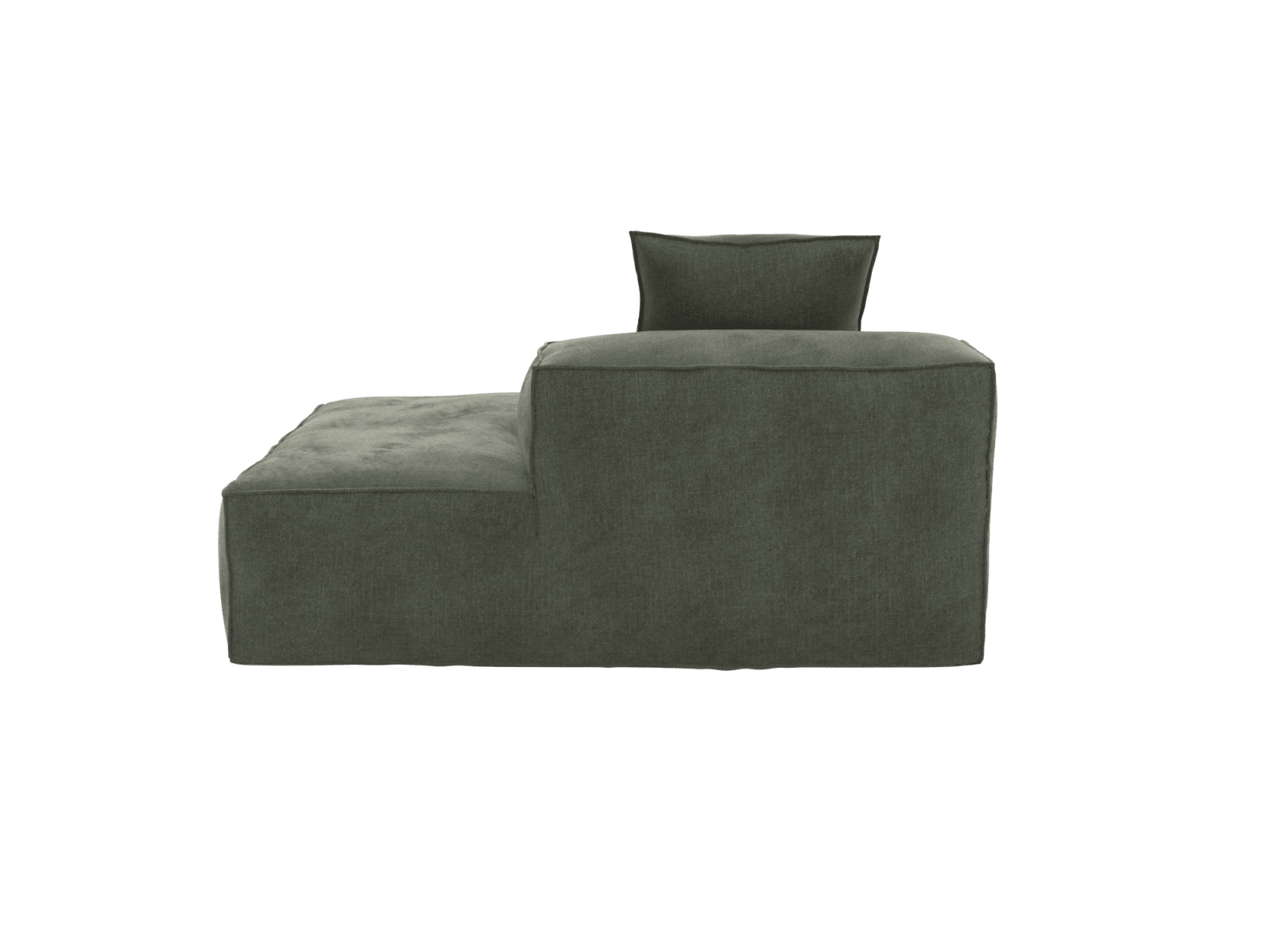 Riley Tribute Dark Jade Terminal Right Sofa Module color Tribute Dark Jade