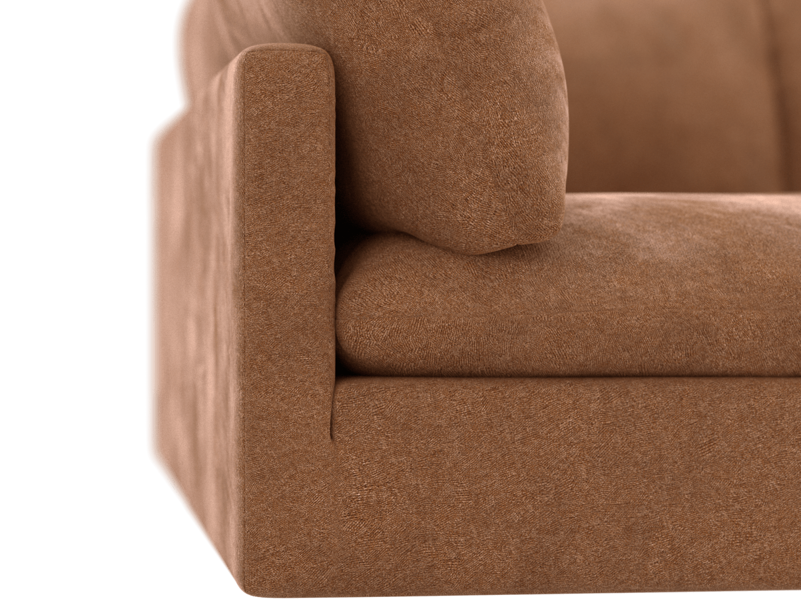 Willow Tribute Chestnut Corner Sofa - 4 Seater LAF Terminal color Tribute Chestnut