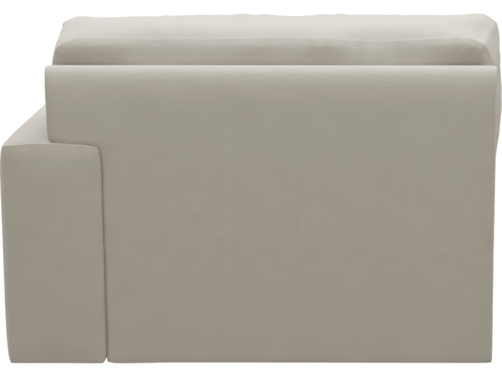 Monica Toorak Pearl Right Arm Facing Chair Module color Toorak Pearl