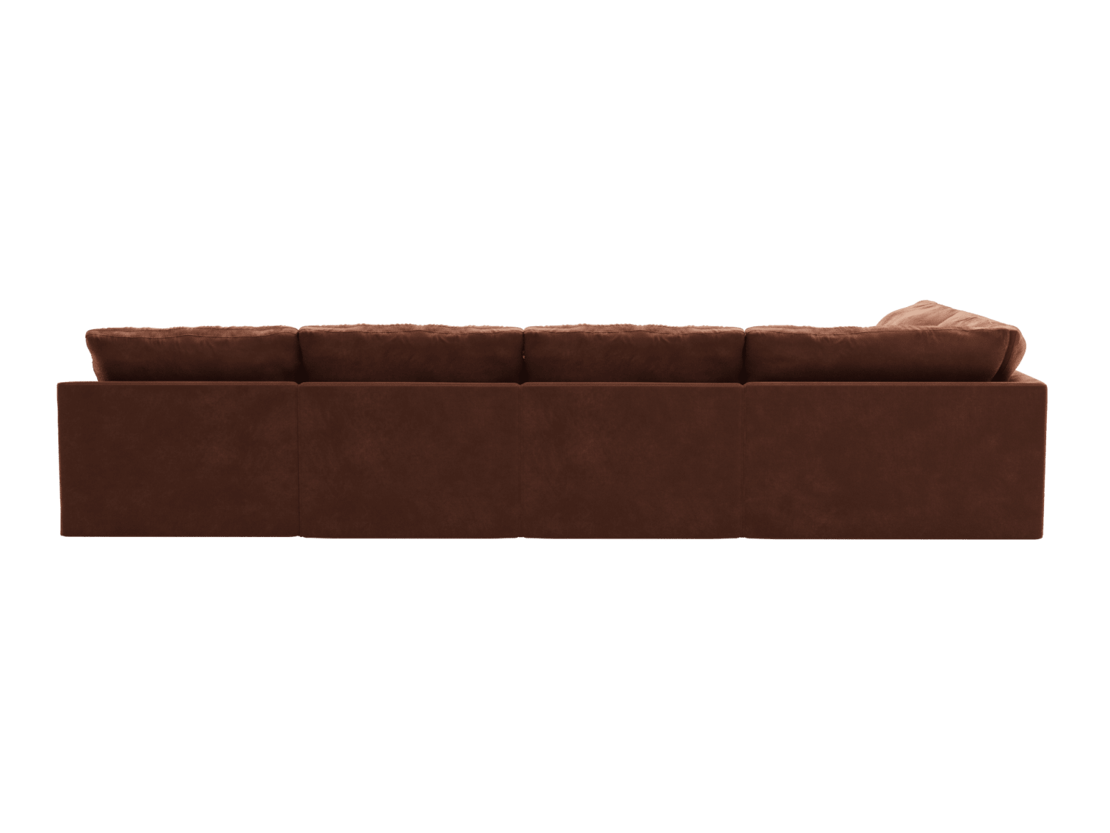 Retreat Muse Rust Modular Sofa - 6 Seater LAF Terminal color Muse Rust