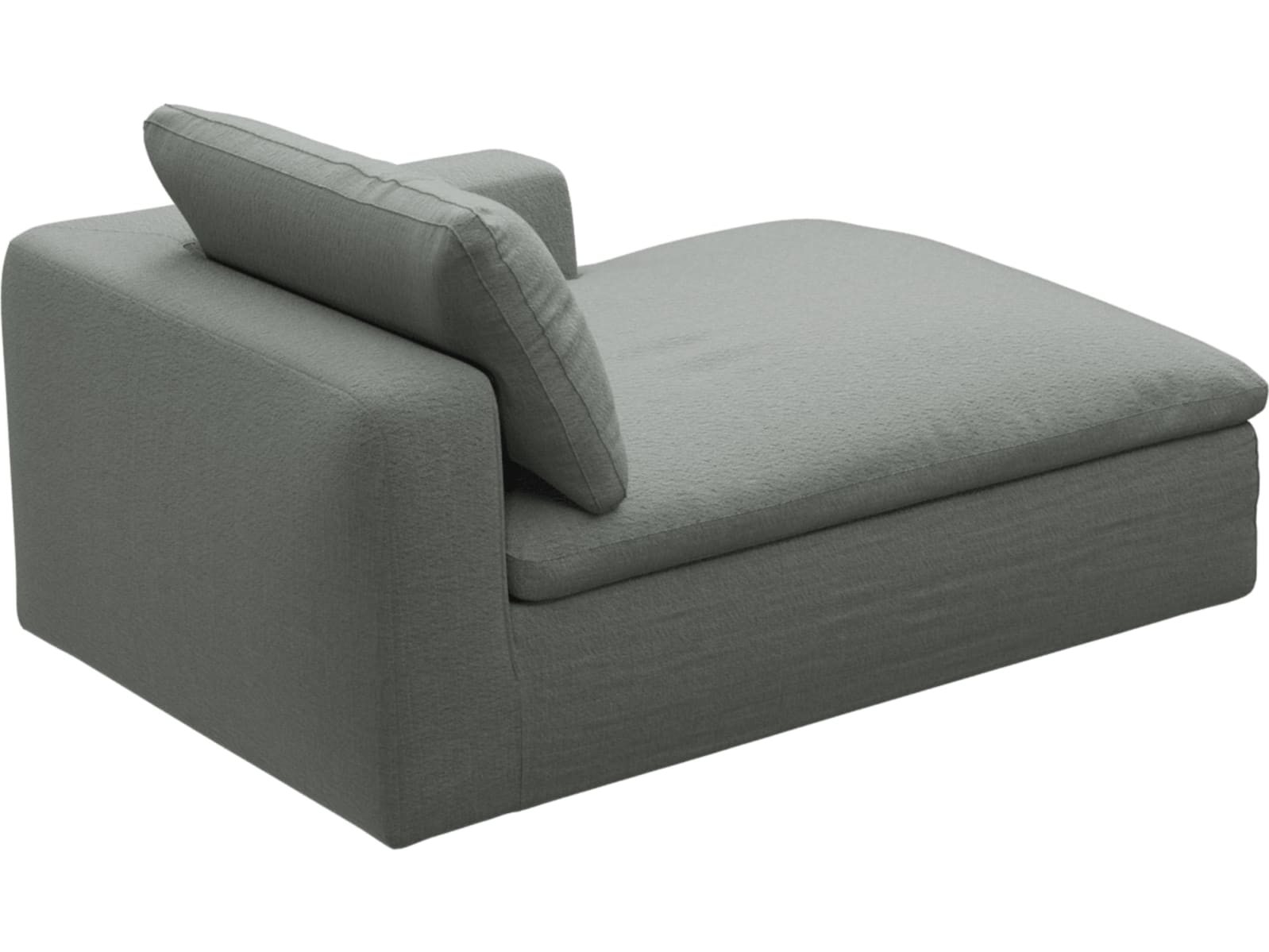Cloud Deep Chaise Right Module Tribute Storm color Tribute Storm