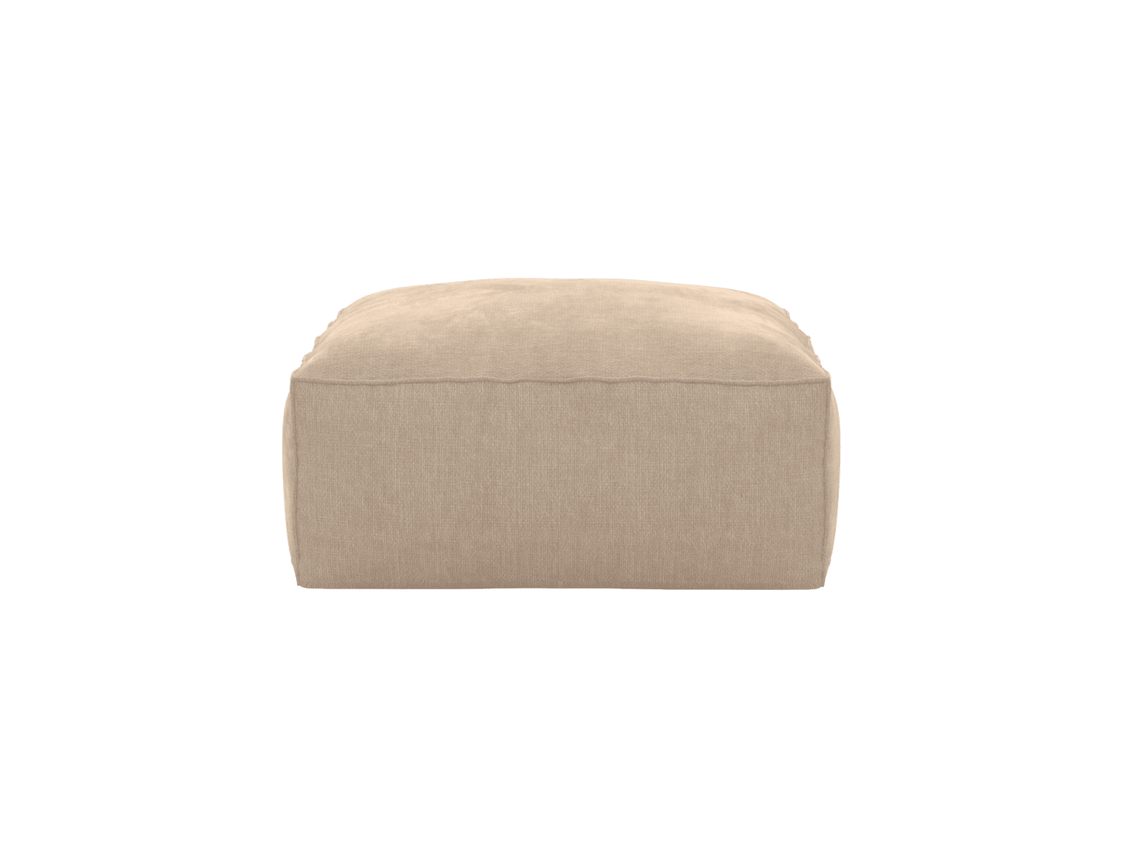 Riley Muse Driftwood Ottoman - Small color Muse Driftwood