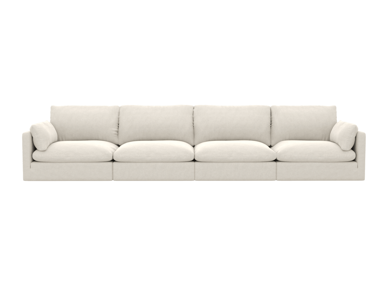 Willow California Ivory Modular Sofa - 4 Seater color California Ivory