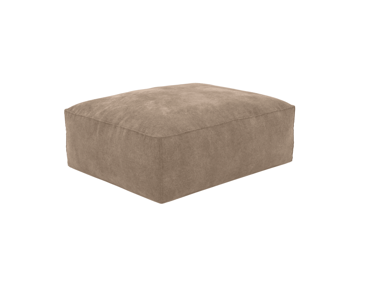 Riley Tribute Walnut Ottoman - Large color Tribute Walnut