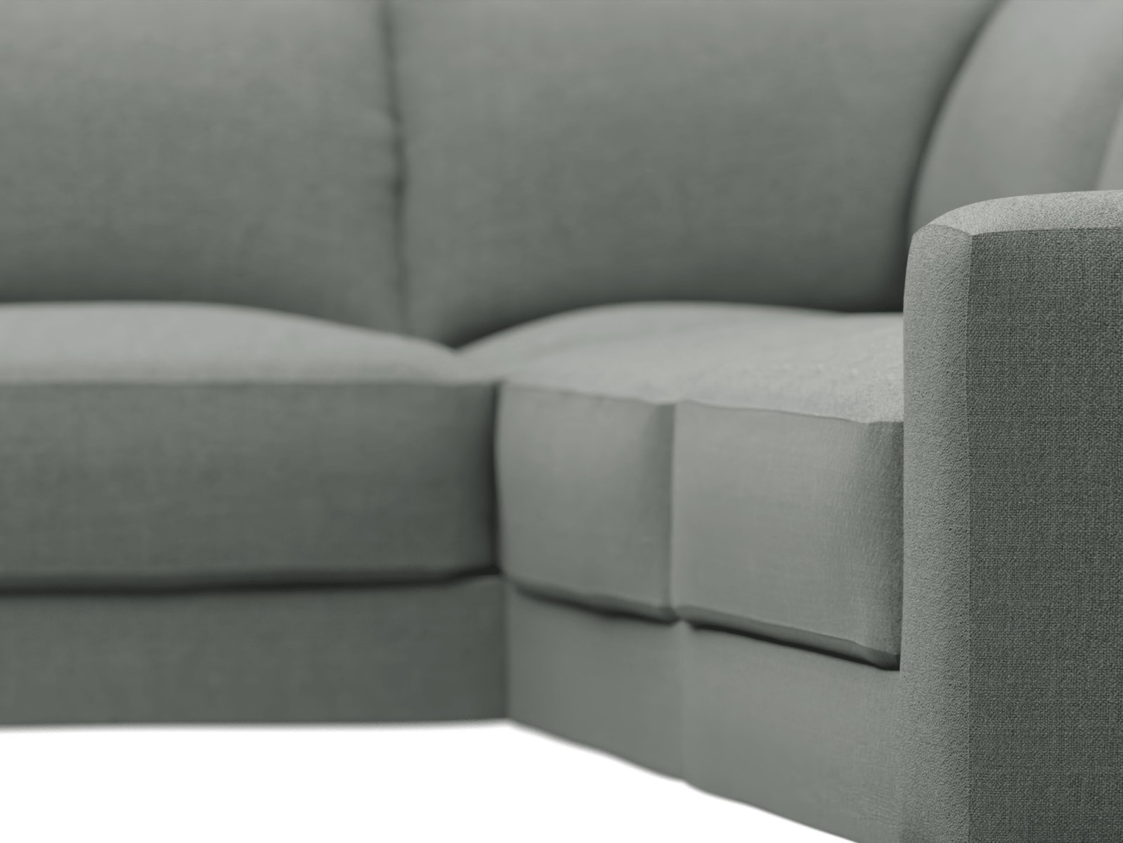 Monica Tribute Storm Corner Sofa - 5 Seater color Tribute Storm