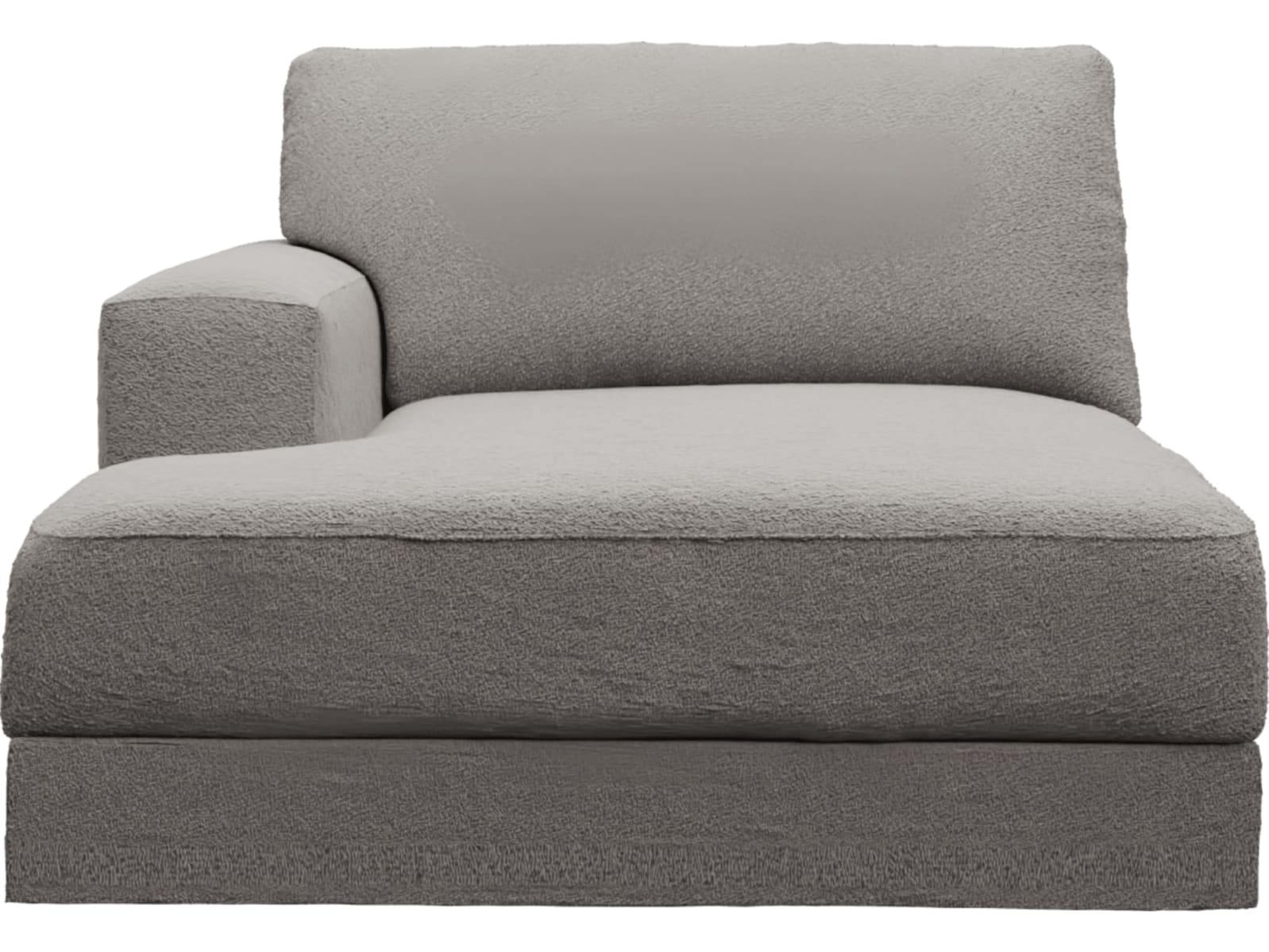Monica Boucle Pumice Left Arm Facing Chaise Module color Boucle Pumice