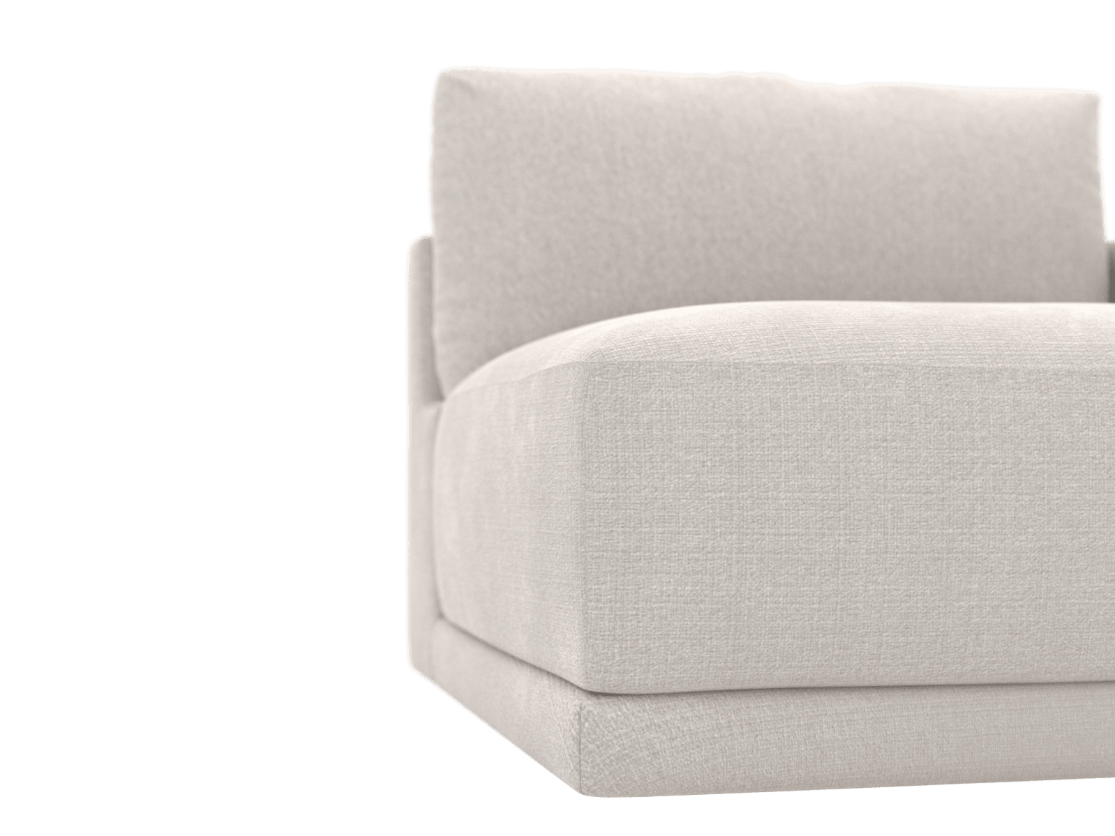 Haven Toorak Pearl Right Arm Facing Sofa Module color Toorak Pearl