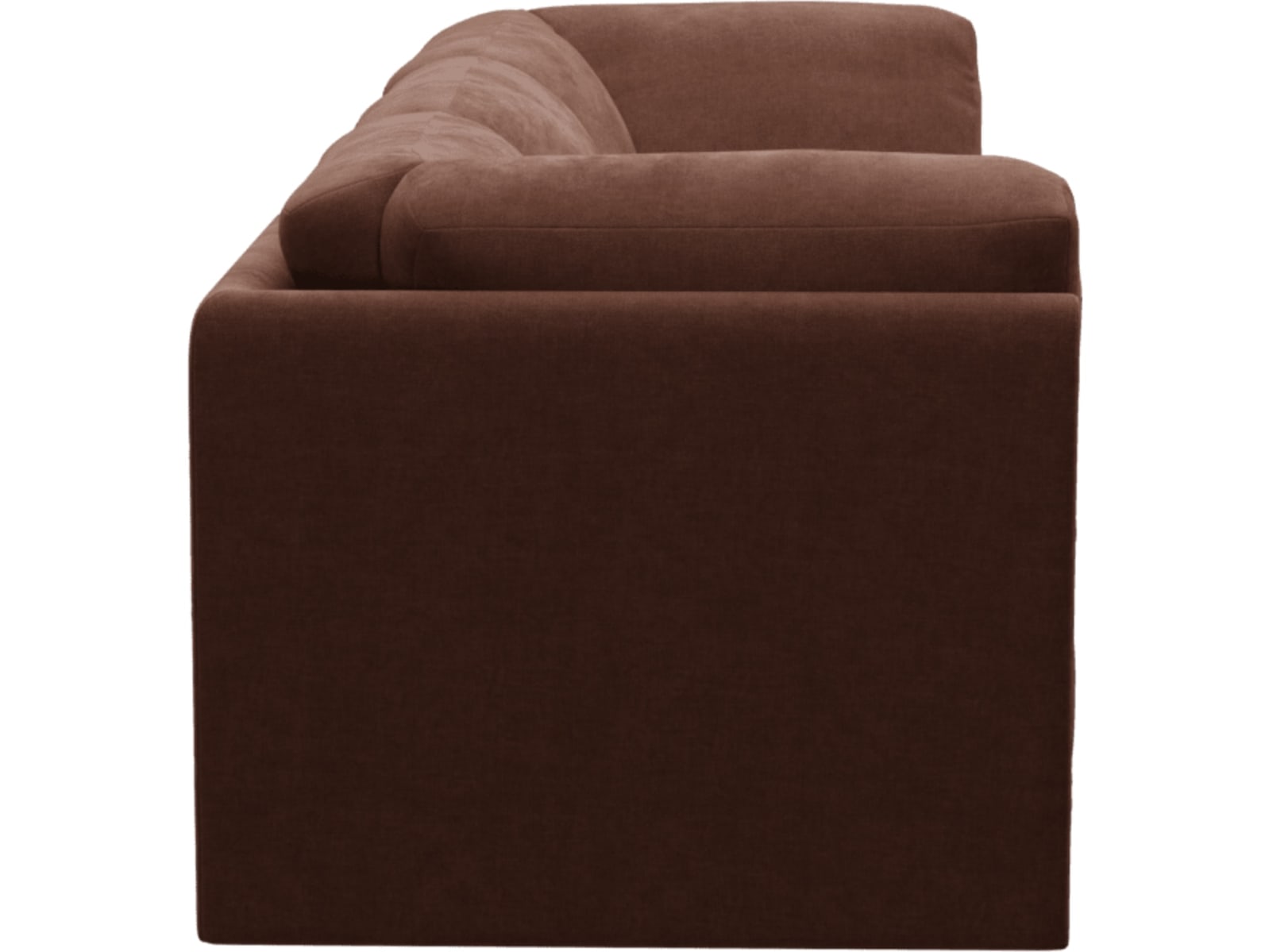 Emily Modular Sofa Muse Rust - 3 Piece color Muse Rust