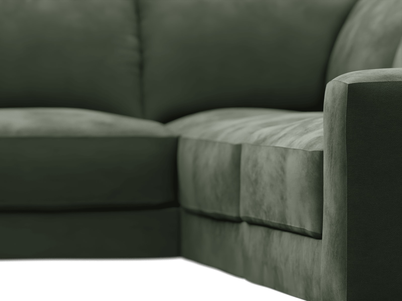 Monica Muse Forest Sofa - 4 Seater LAF Terminal color Muse Forest