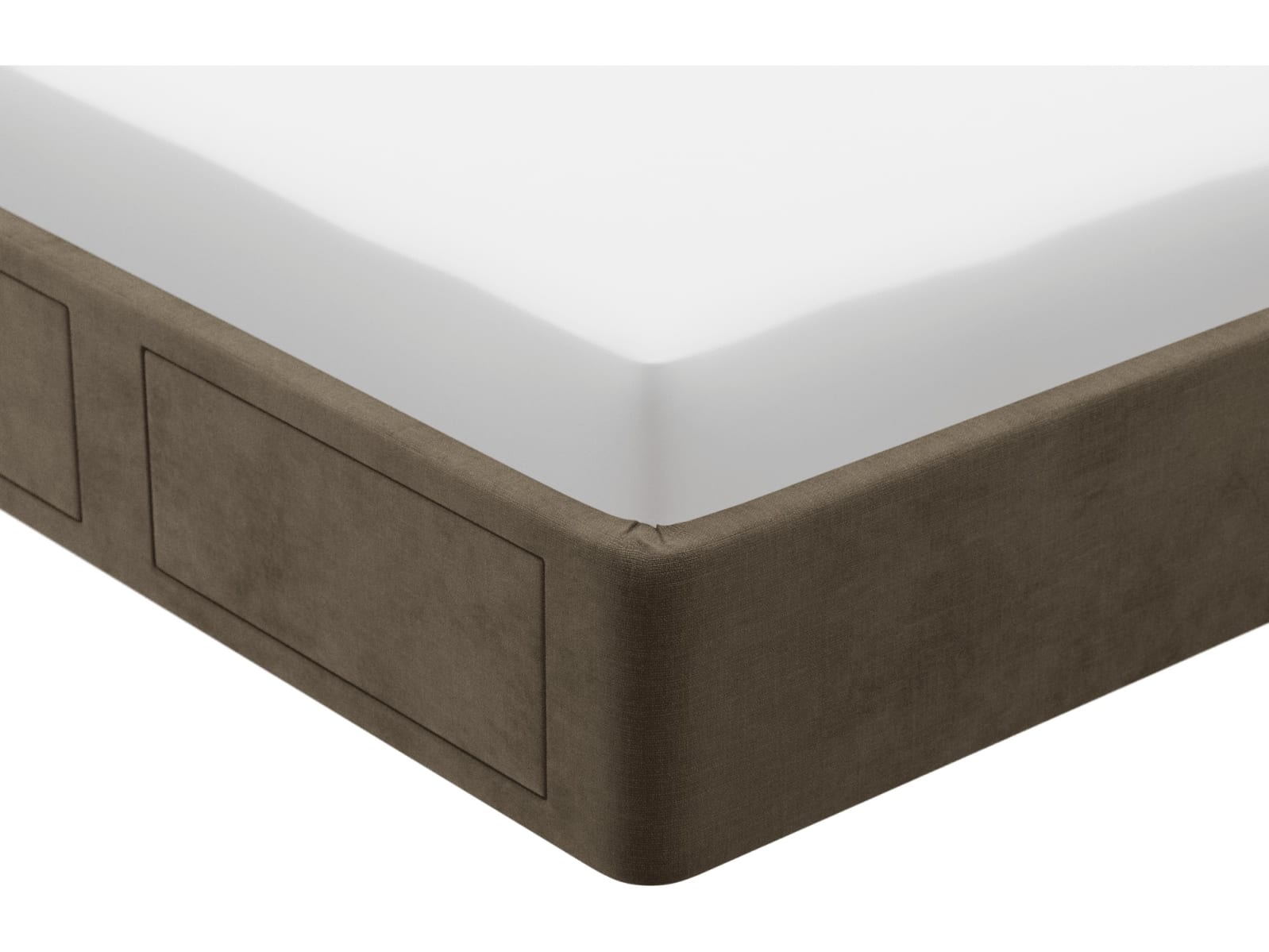 Zenith Storage Drawer Bed Base Tribute Walnut color Tribute Walnut
