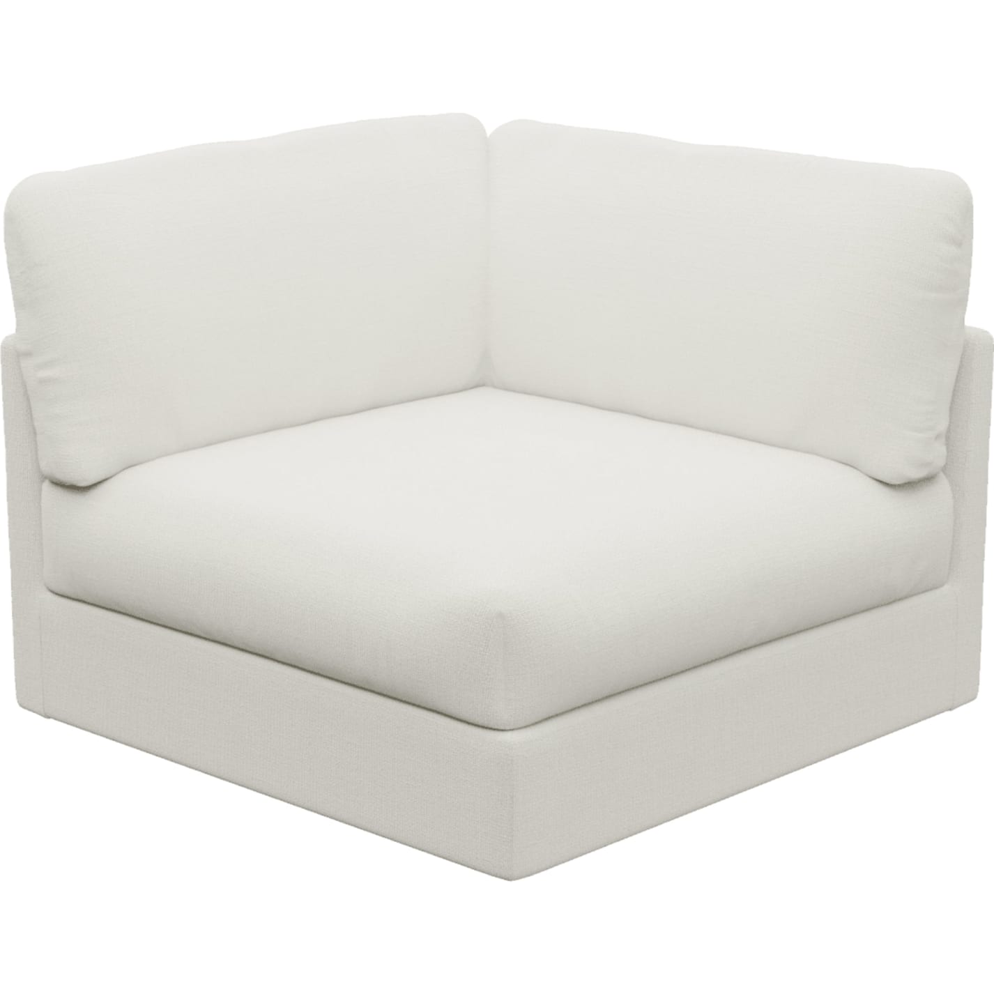 Finley Tribute Shell Corner Sofa Chair Module color Tribute Shell