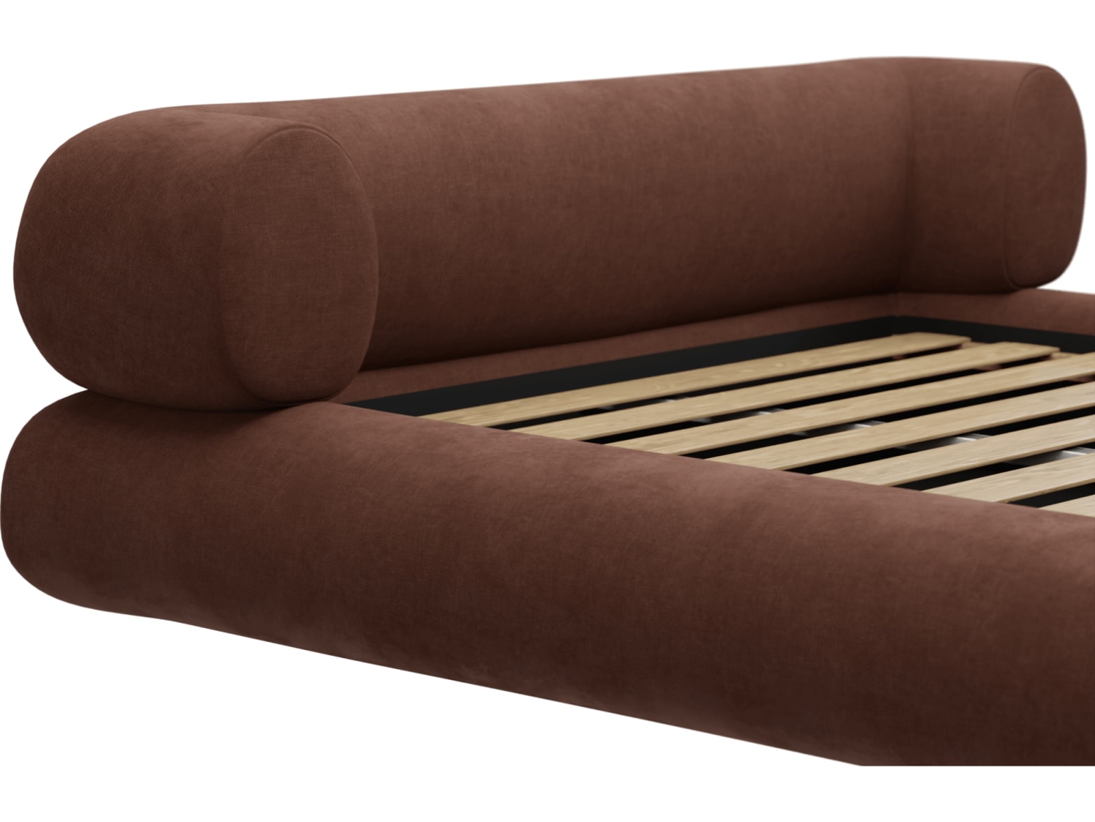 Frankie Bed Muse Rust color Muse Rust