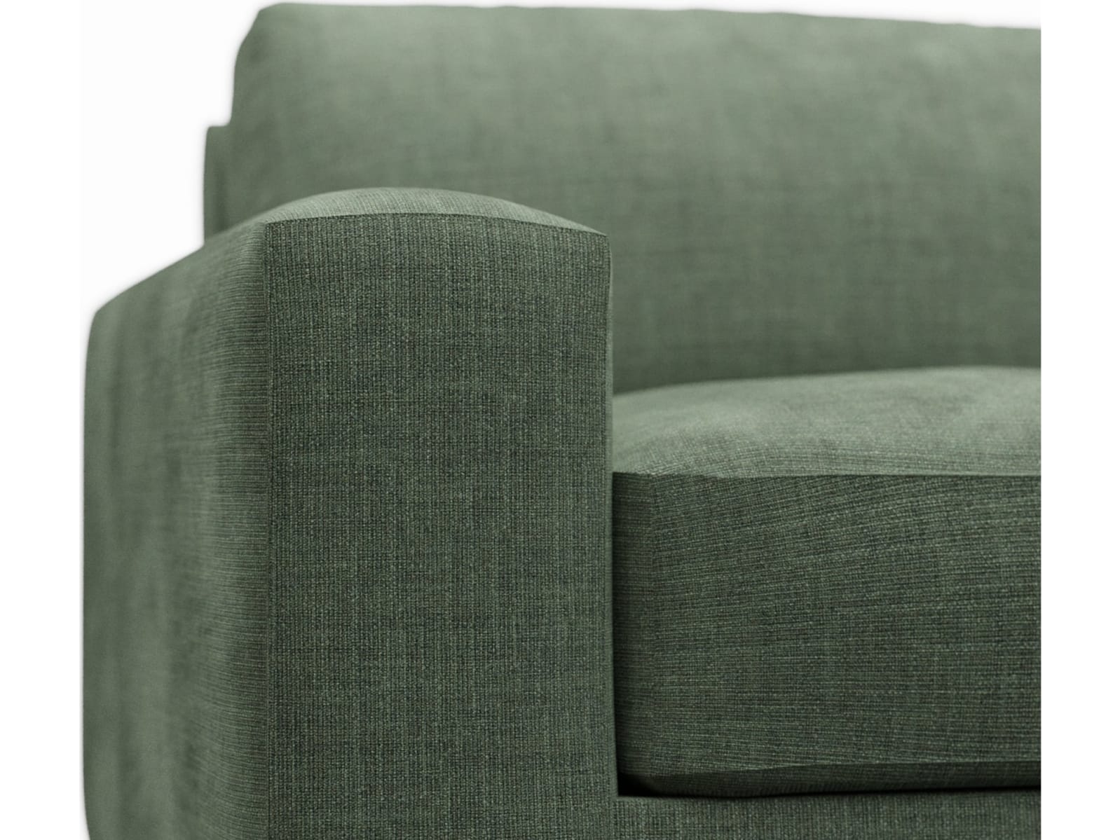 Monica Tribute Dark Jade Armchair color Tribute Dark Jade