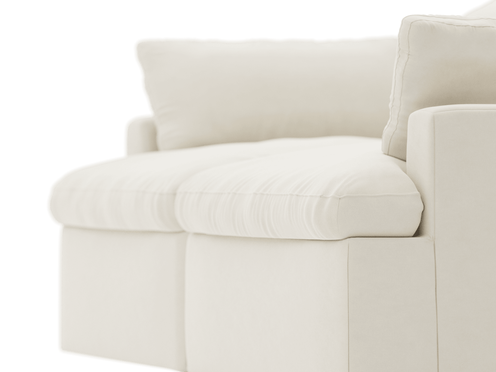 Retreat Muse Flax Modular Sofa - 2 Piece color Muse Flax