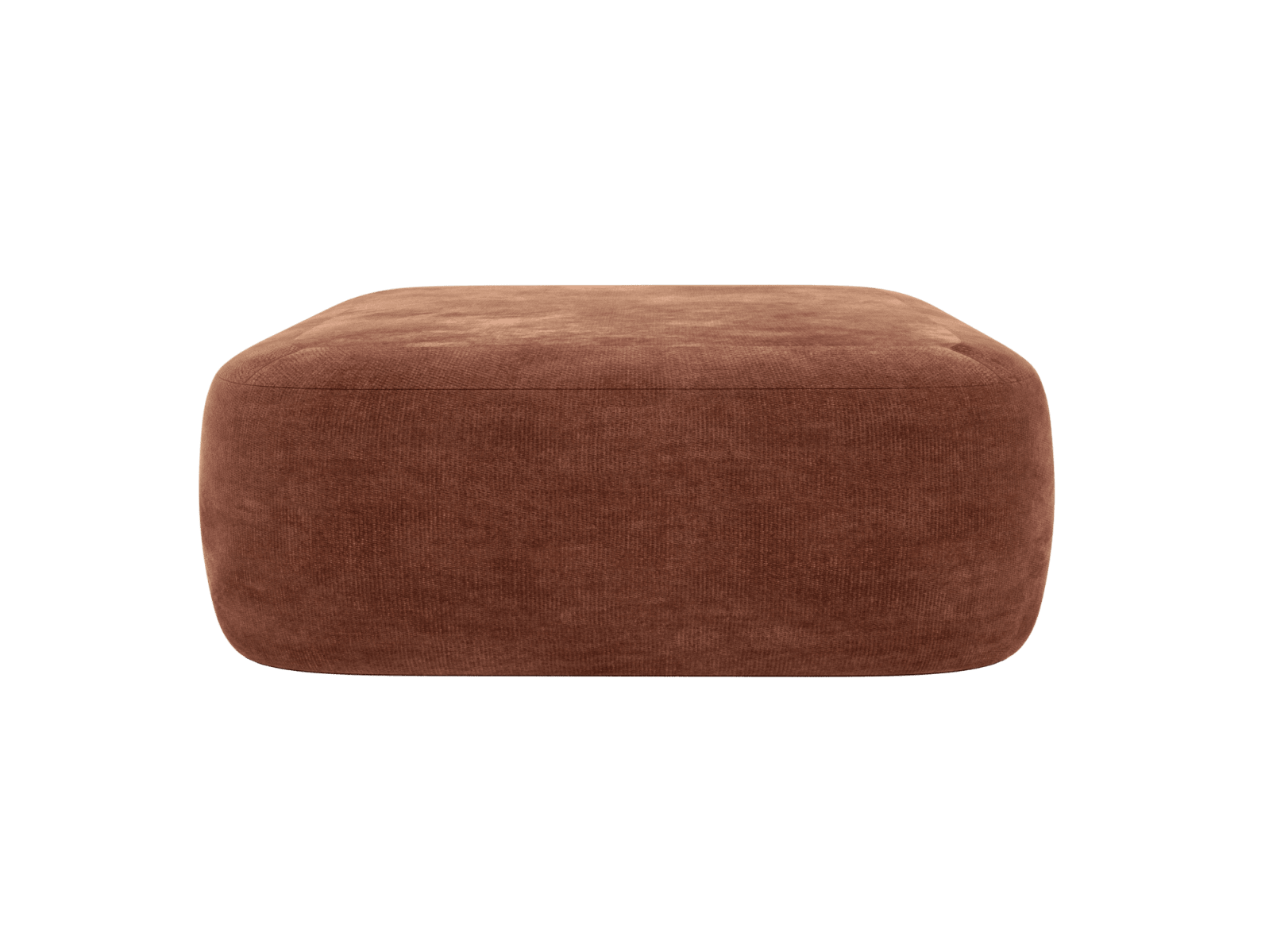 Beckett Muse Rust Ottoman color Muse Rust