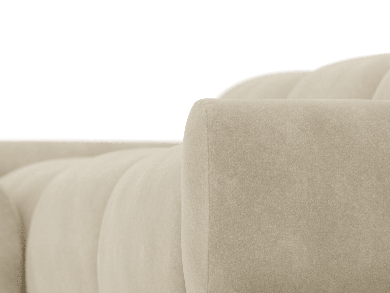 Malmo Avon Taupe Sofa with Ottoman - 4 Piece color Avon Taupe