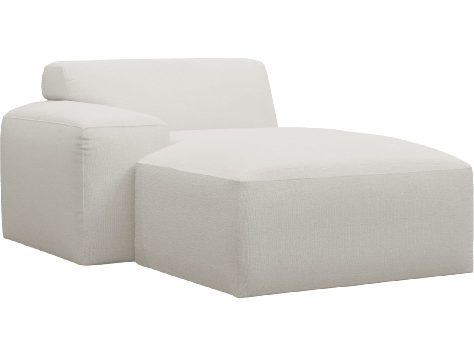 Copenhagen Tribute Ice Left Arm Facing Chaise Module color Tribute Ice