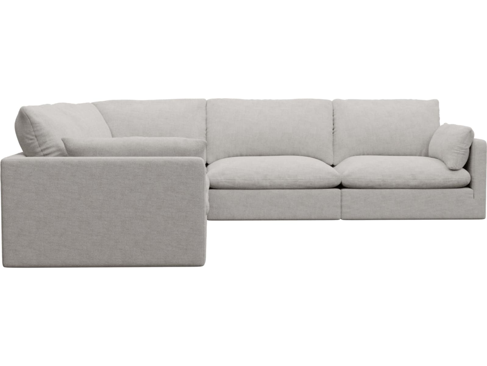 Willow Avon Mineral Corner Sofa - 5 Seater color Avon Mineral