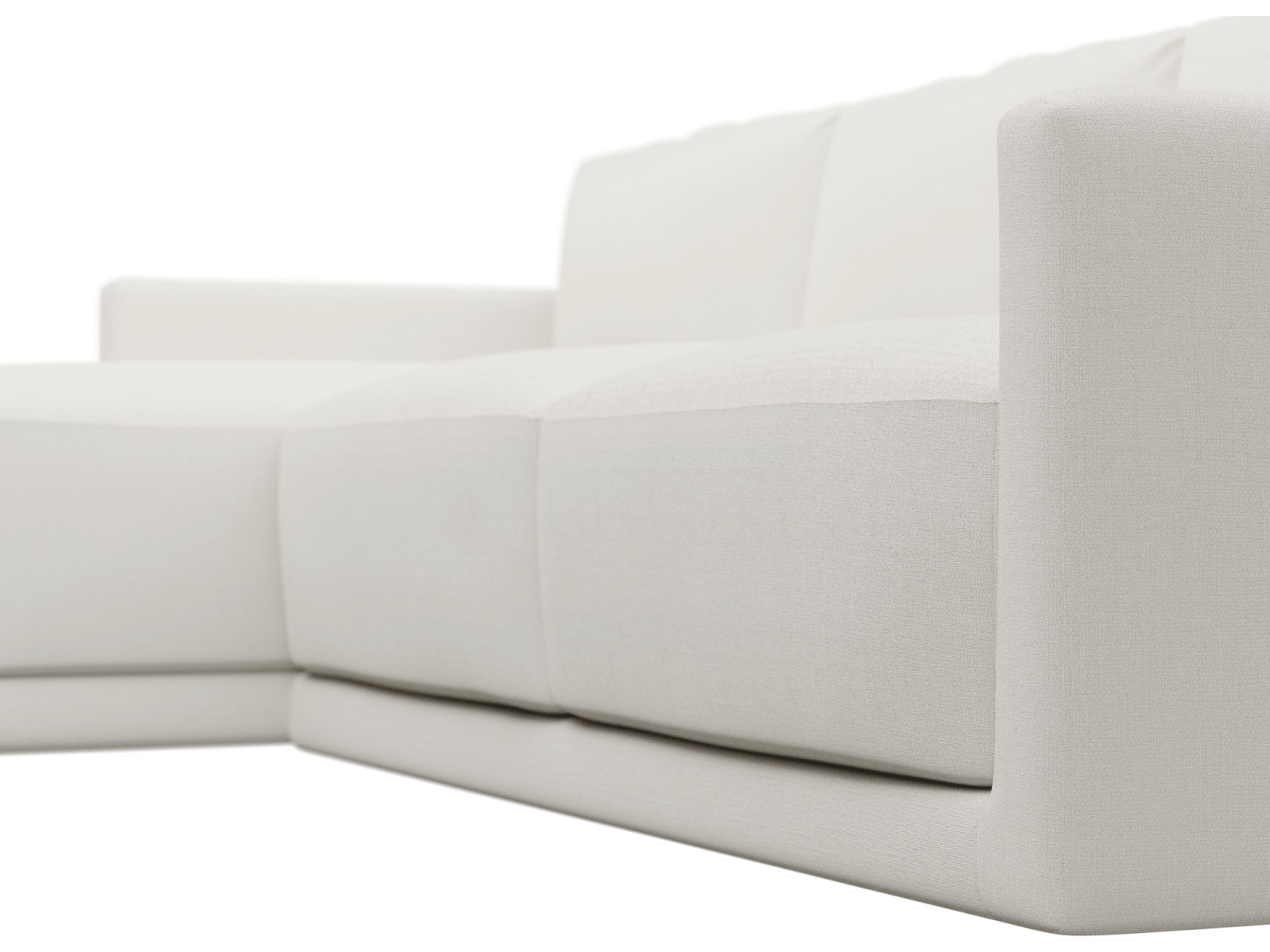 Haven Apt Tribute Ice Chaise Sofa color Tribute Ice