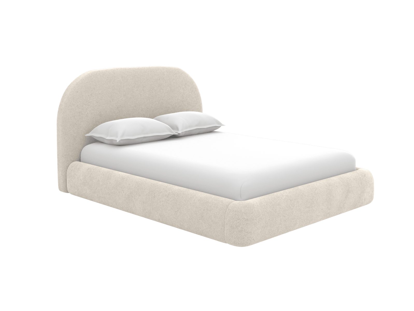 Capri Gas Lift Bed Avon Mineral color Avon Mineral