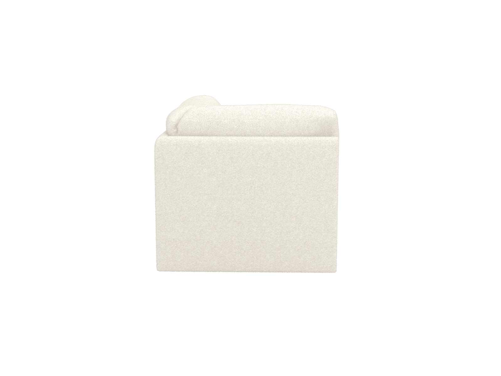 Emily Corner Module Boucle Ivory color Boucle Ivory