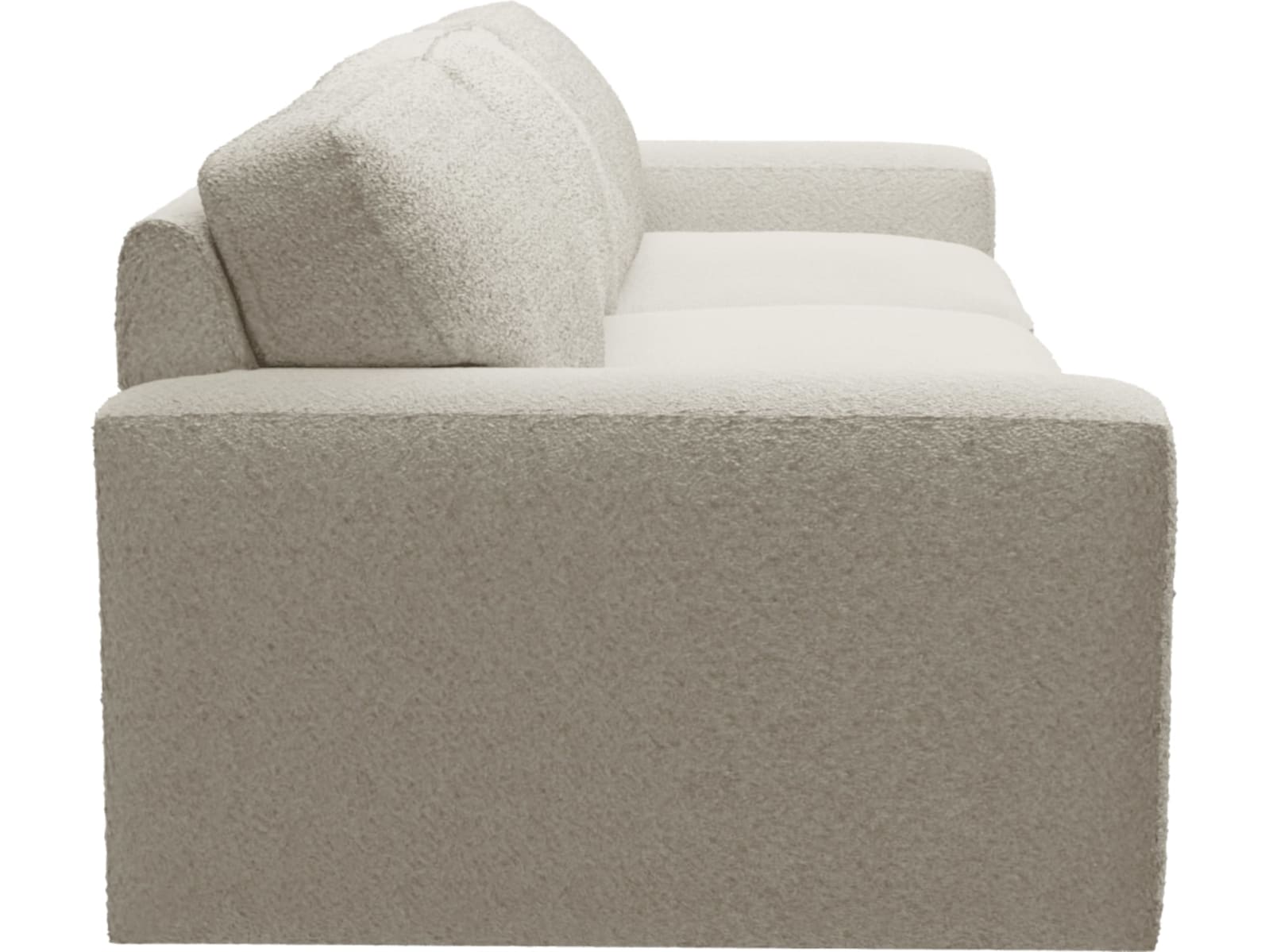 Monica Boucle Ivory Sofa - 3 Seater color Boucle Ivory