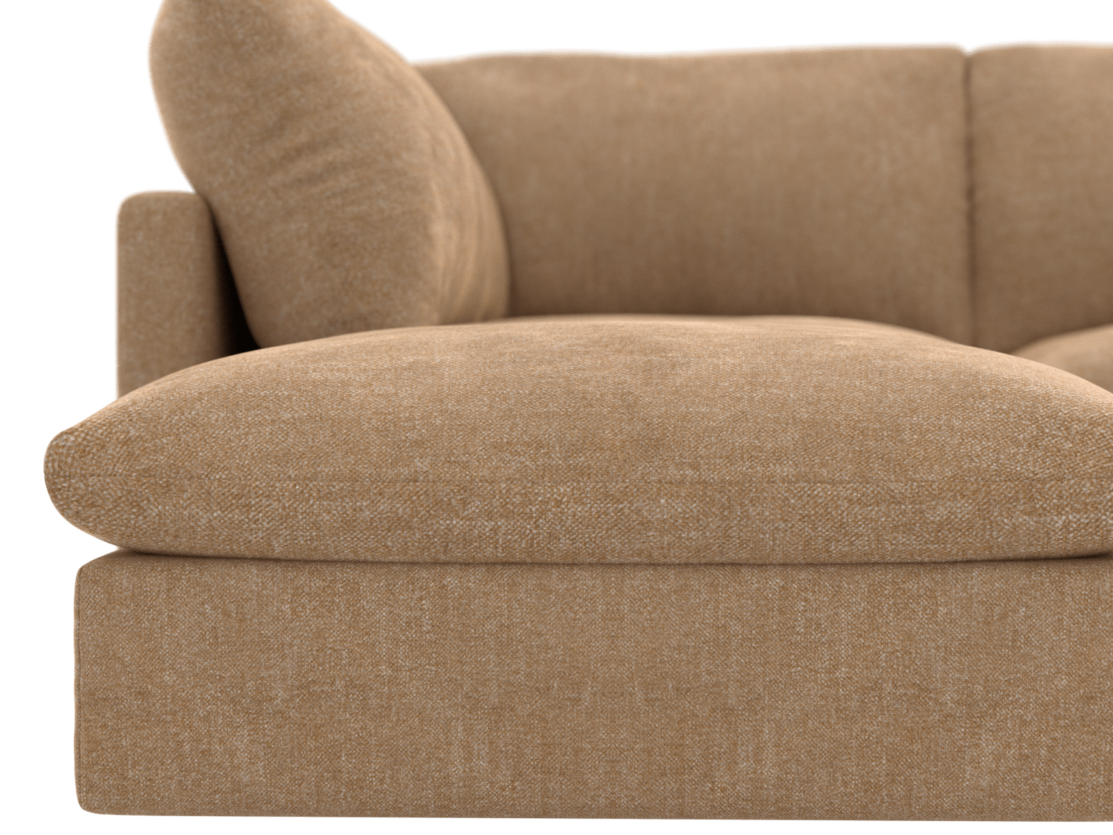 Willow Avon Honey Modular Sofa LAF Terminal - 6 Seater color Avon Honey