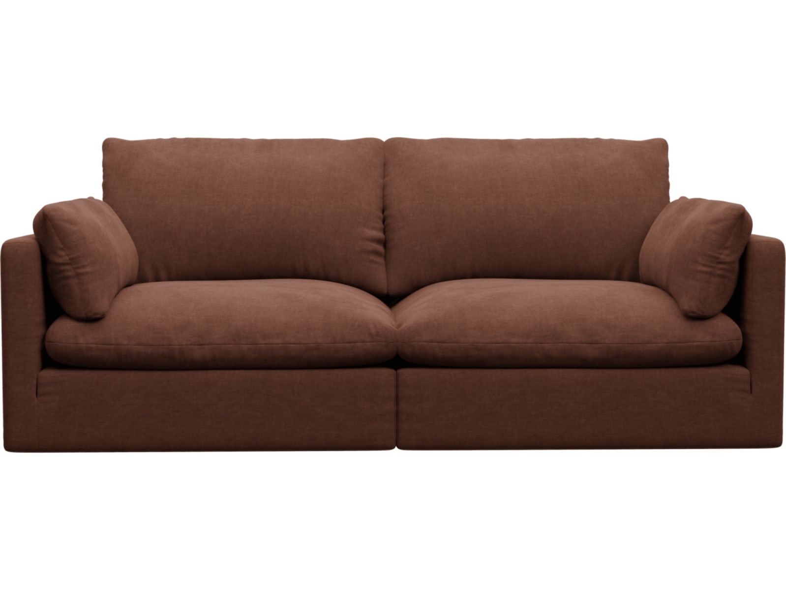 Willow Muse Rust Modular Sofa - 2 Seater color Muse Rust