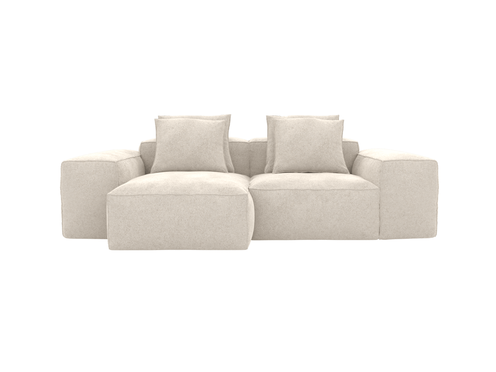 Riley Avon Mineral 2 Seater Modular Chaise Sofa color Avon Mineral