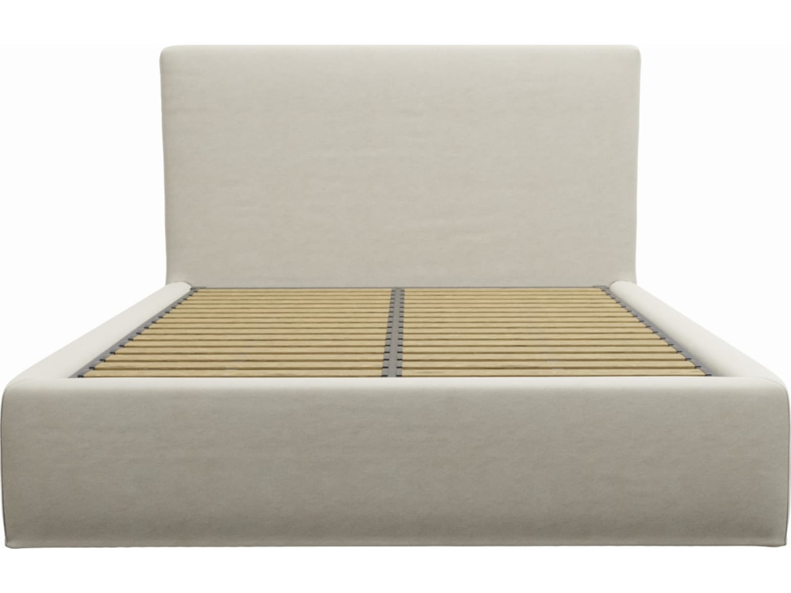 Willow Gas Lift Bed Muse Flax color Muse Flax