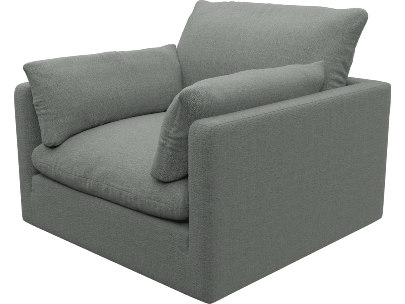 Willow Tribute Storm Armchair color Tribute Storm