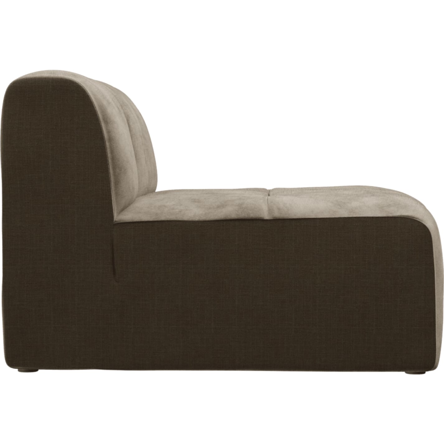 Lucello Tribute Walnut Armless Module color Tribute Walnut