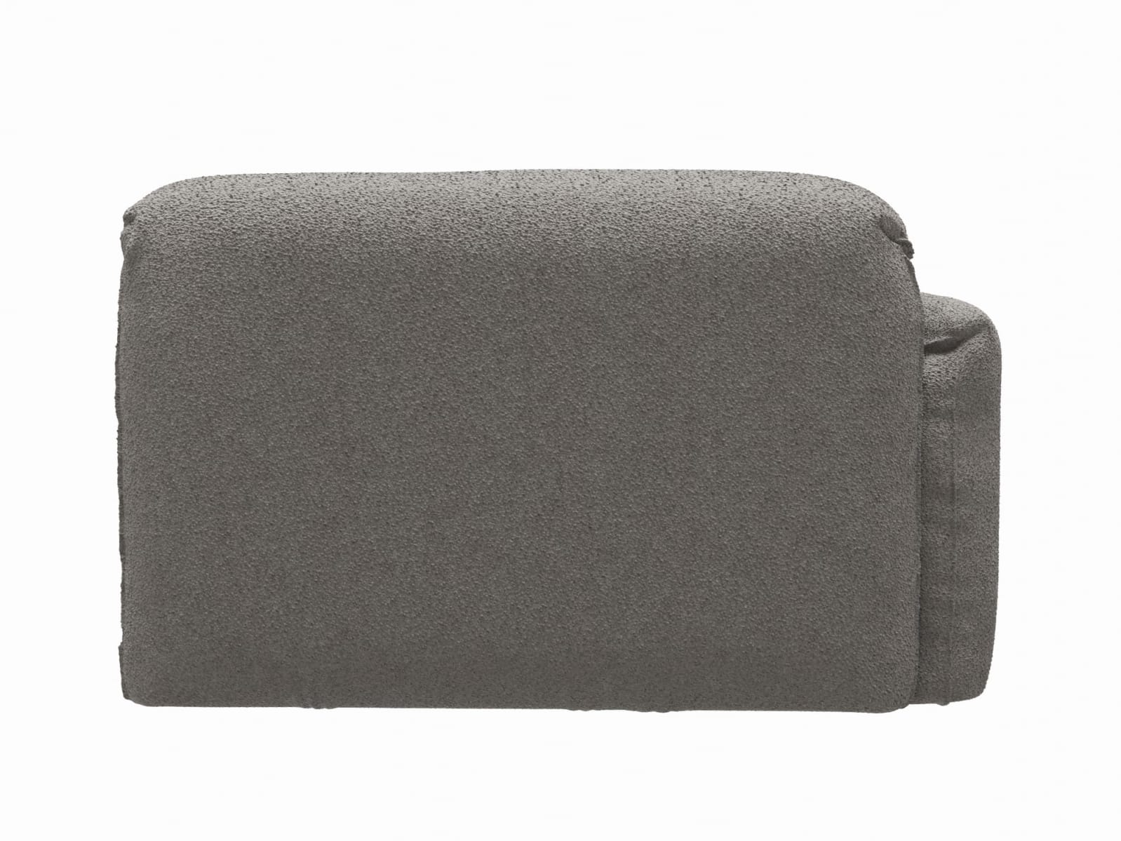 Clarence Boucle Pumice 2 Seat Left Arm Facing Sofa Module color Boucle Pumice