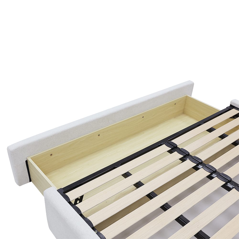 Aria Drawer Bed California Ivory color California Ivory