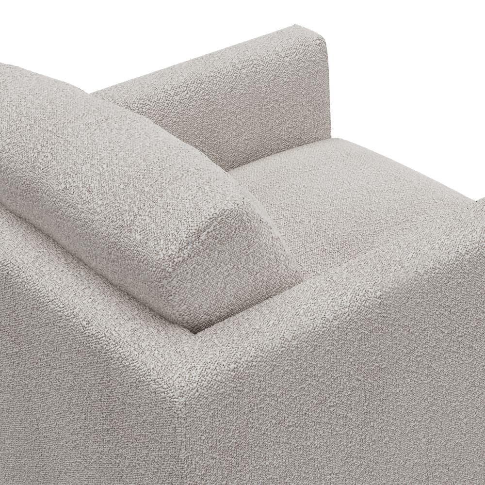 Haven Boucle Pumice Swivel Chair color Boucle Pumice